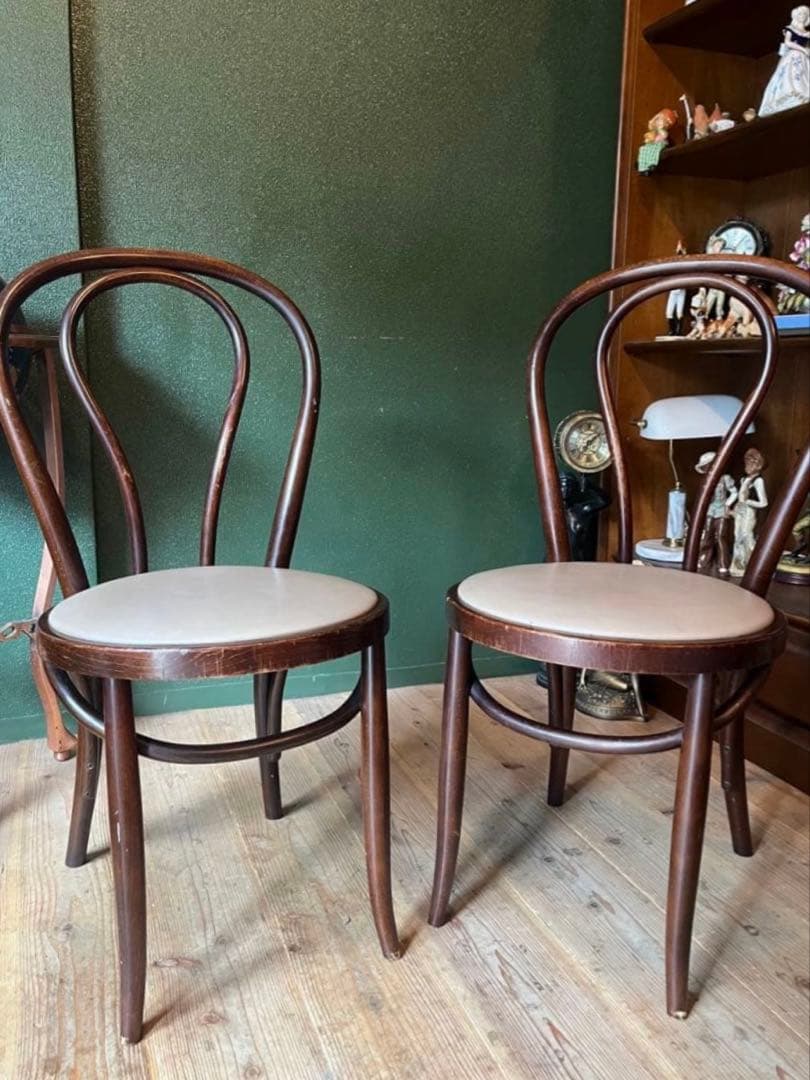 ゆずぺい＊ベントウッドチェア 曲木 椅子 セット 昭和レトロ アンティーク