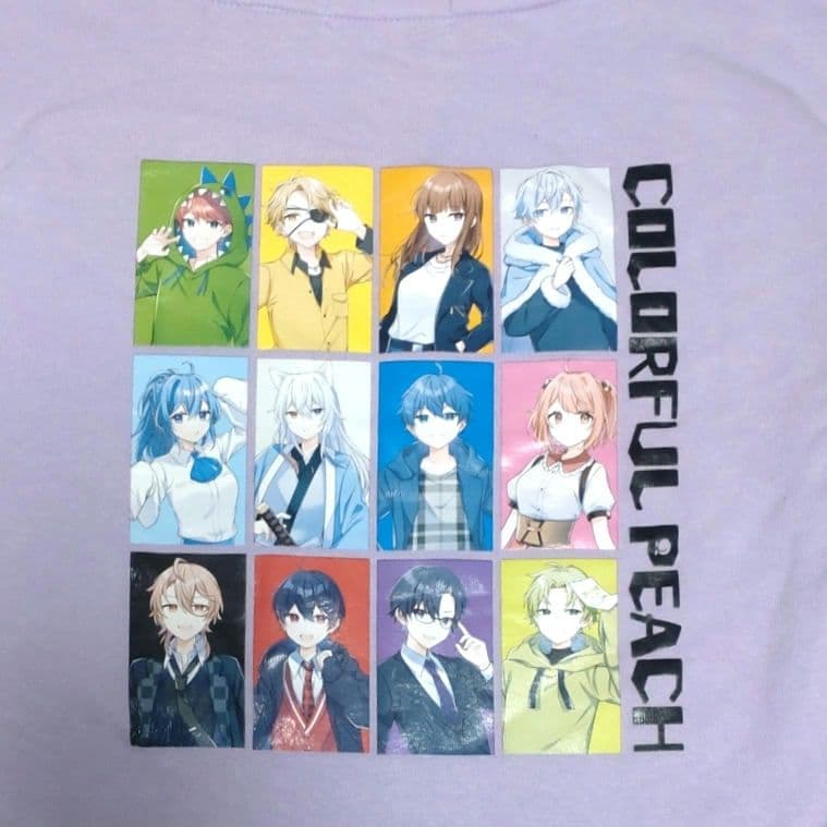 カラフルピーチ からぴち しまむら コラボ 長袖 紫 2022 - メルカリ