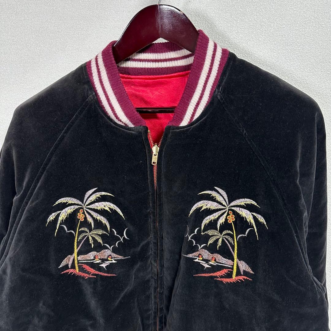 ヒューストン 90s〜 別珍 ベロアスカジャン アメカジ バイカー - メルカリ