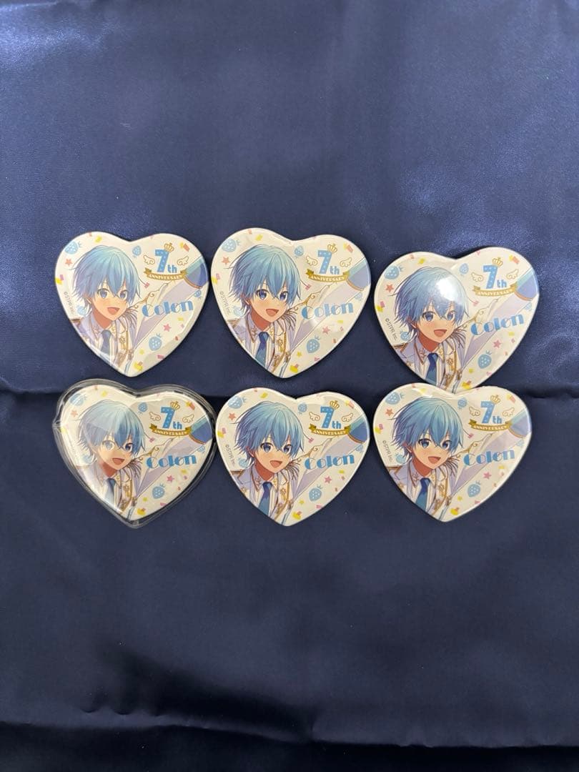 すとぷり ころん 缶バッジ 6個セット ハート缶バッジ 7周年 まとめ売り