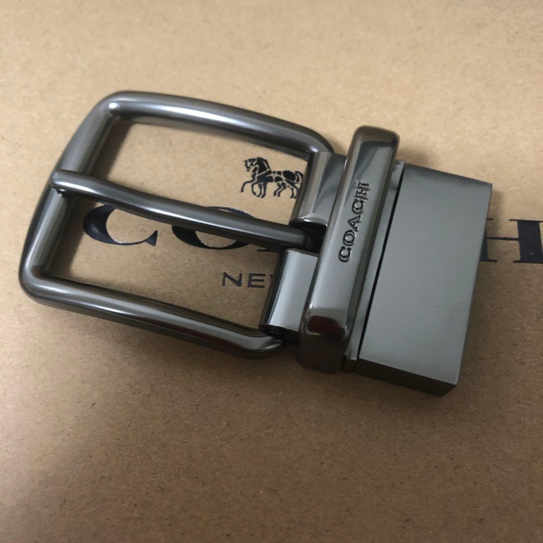 COACHコーチ新品正規品リバーシブルレザーベルト回転バックル - メルカリ
