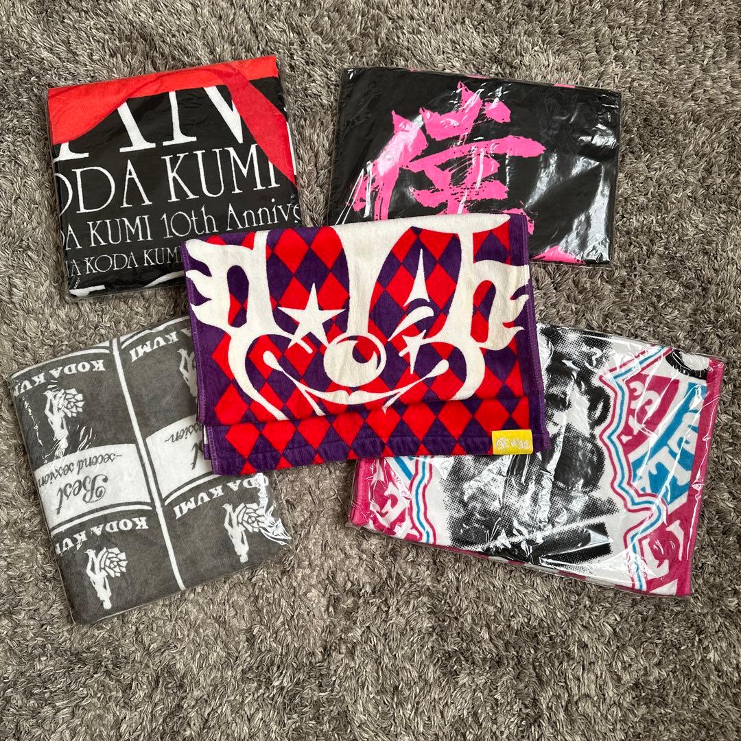 倖田來未 Koda Kumi 記念タオル 5点セット