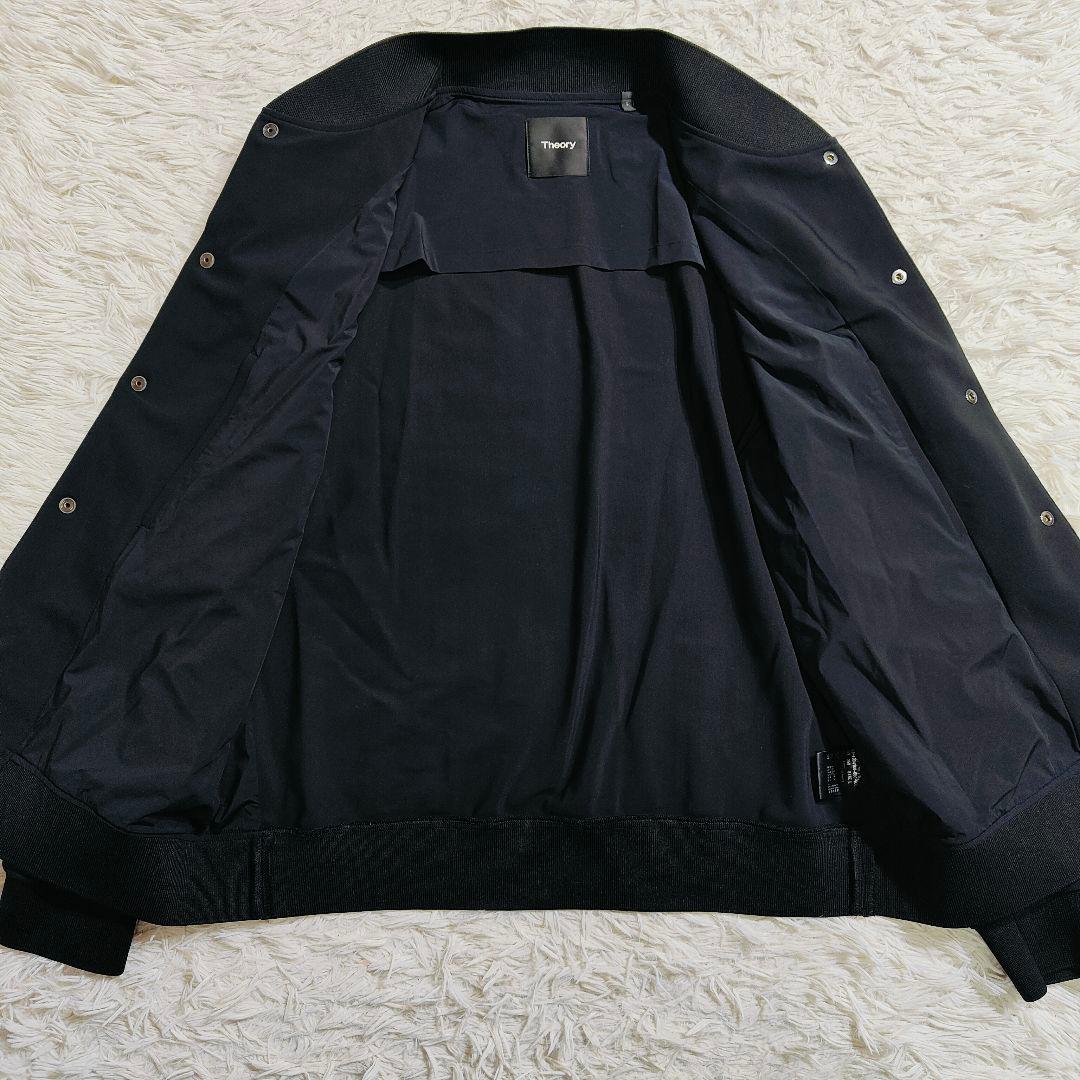 未使用級 Theory(セオリー)/ブルゾン(ナイロンジャージー)/L 黒