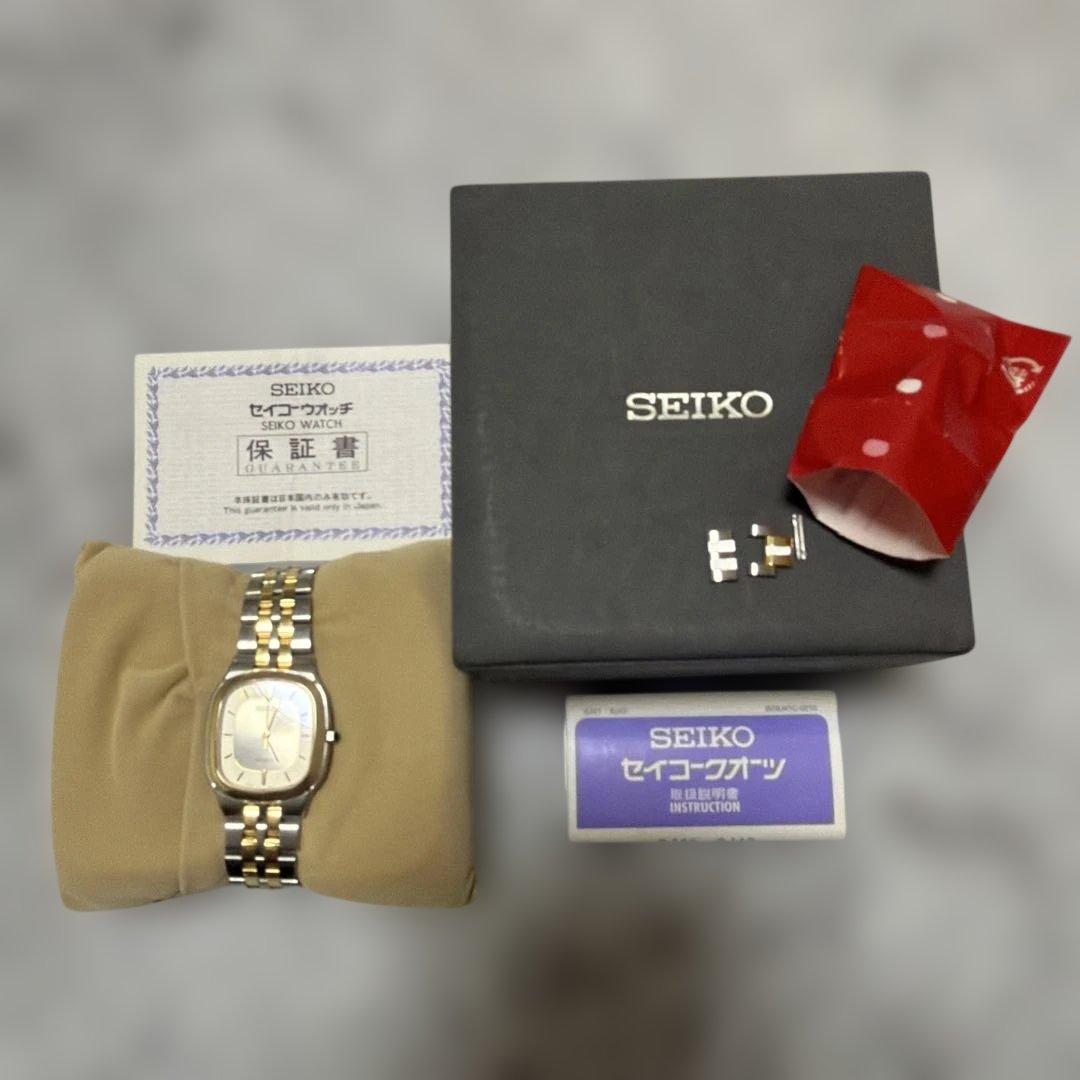 SEIKO DOLCE ドルチェ 8J41 メンズ腕時計 箱・保証書・付属品