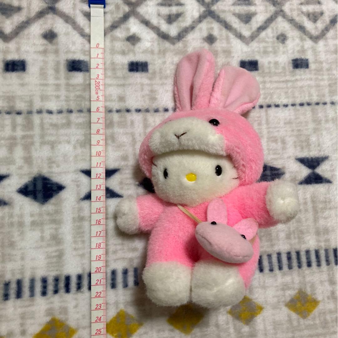 レア 平成 レトロ ハロー キティ うさぎ 1998年 ぬいぐるみ サンリオ