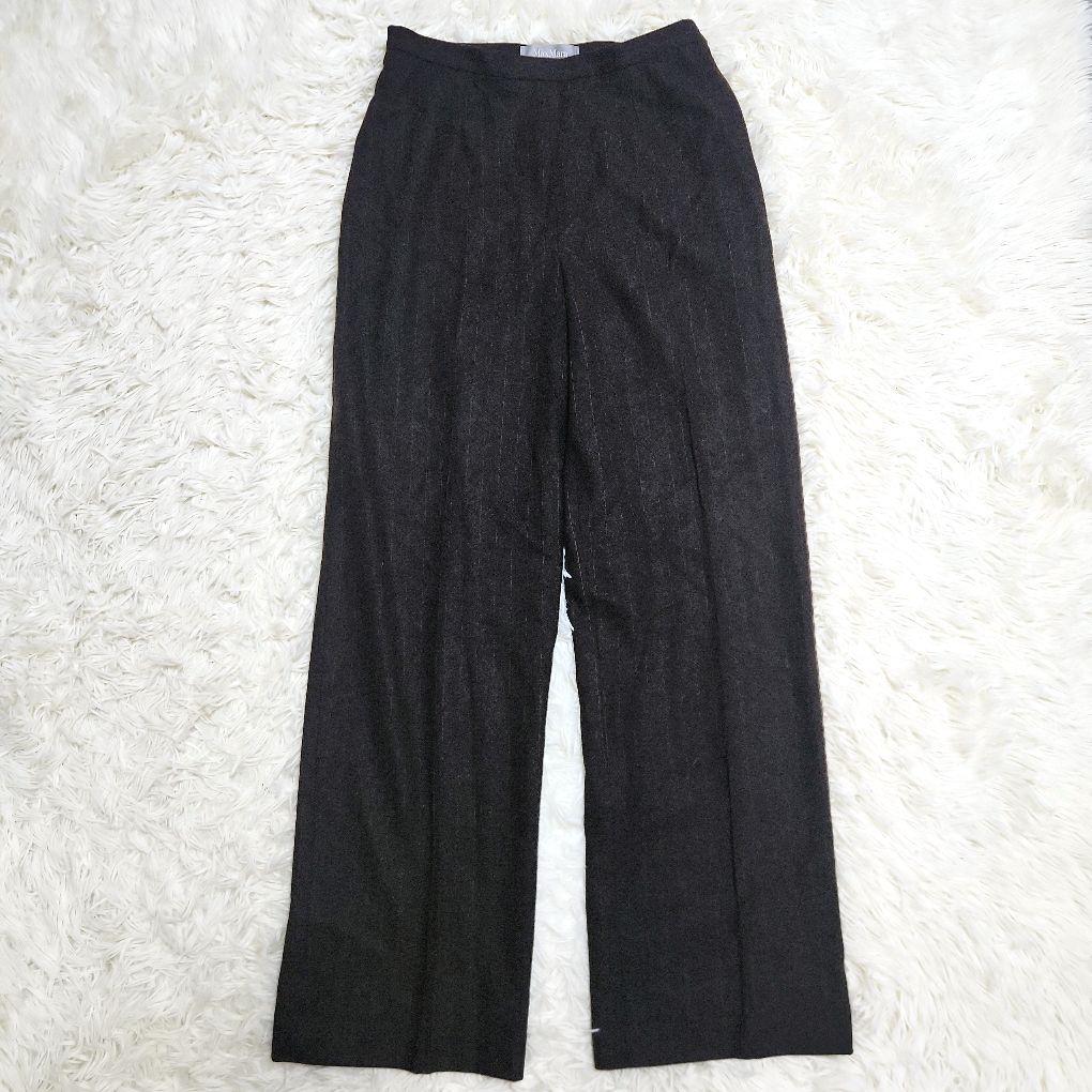 マックスマーラ 銀タグ イタリア製 ダブルスーツ ストライプ柄 - メルカリ