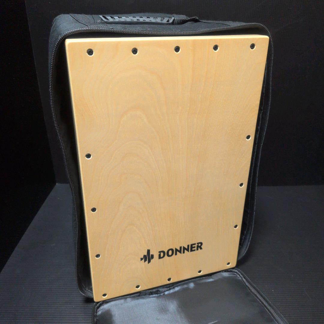 美品 Donner カホン ケース付 使用少なめ 木製 打楽器 パーカッション