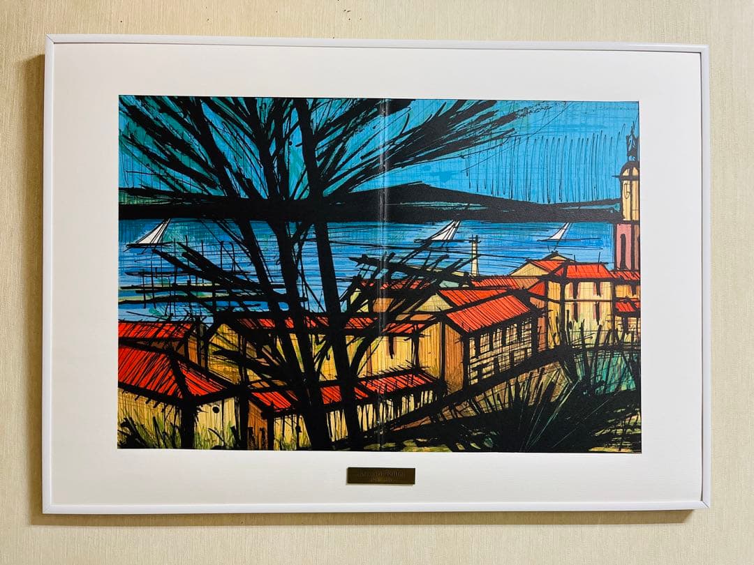 ベルナール・ビュッフェ<小さな海岸> 1979リトグラフ　希少 ベルナール・ビュッフェ 『小さな海岸』 リトグラフ - 北海道画廊