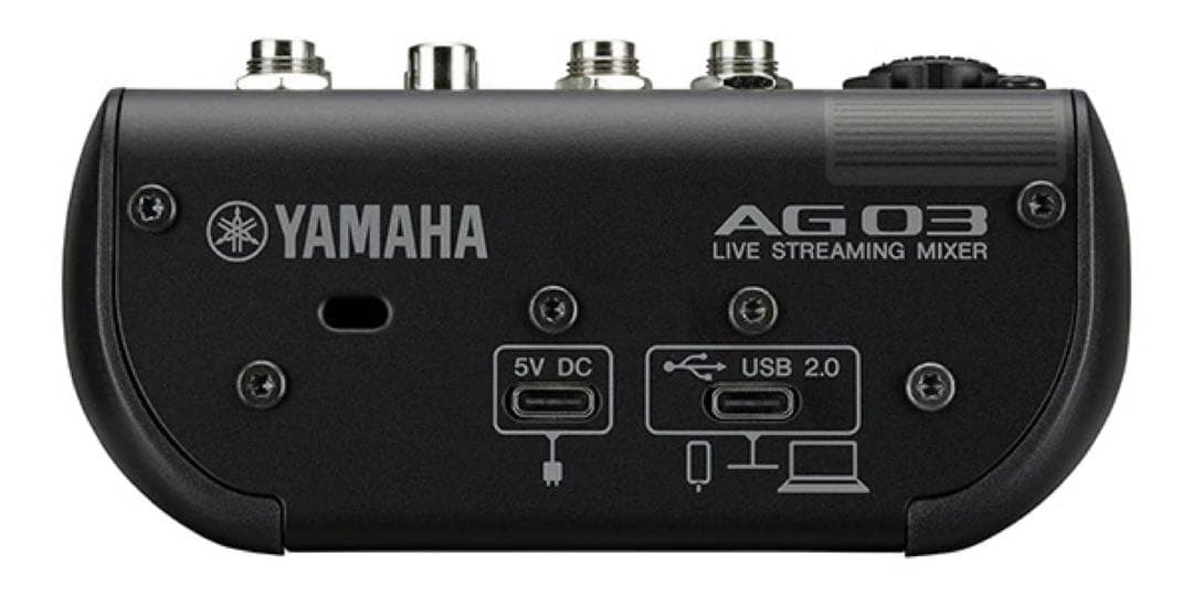 新品未開封】Yamaha AG03 MK2 オーディオインターフェイスブラック