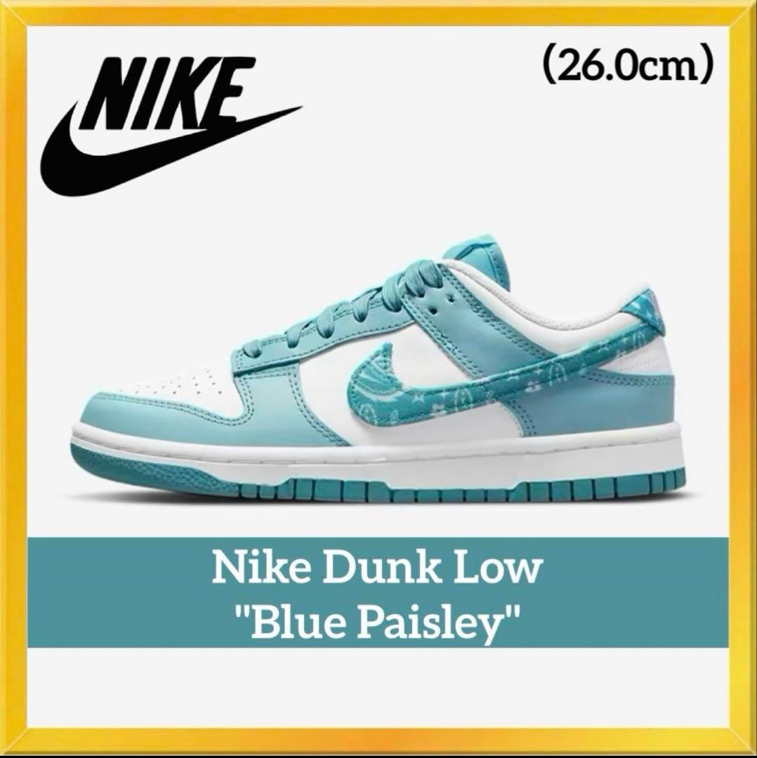 NIKEダンクロー　ペイズリー　dunklow