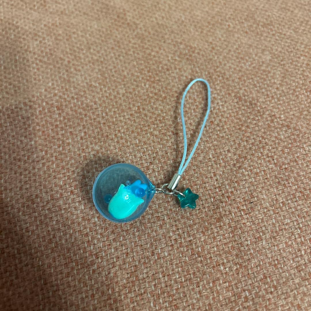 平成レトロ まめゴマ ストラップ ビーズ 星型チャーム サンエックス