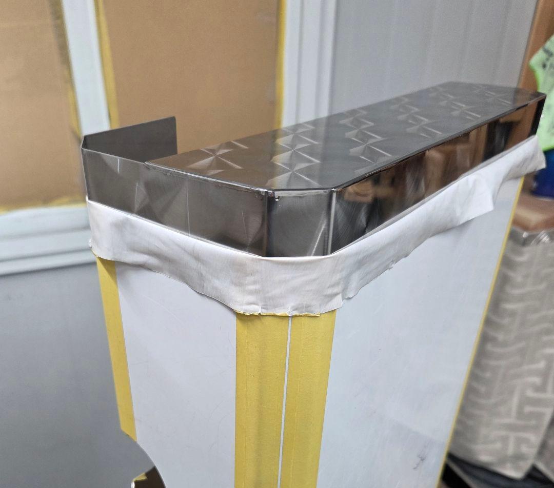 17スーパーグレート等 サブタンク 鱗ステンレスカバー&キャップ類