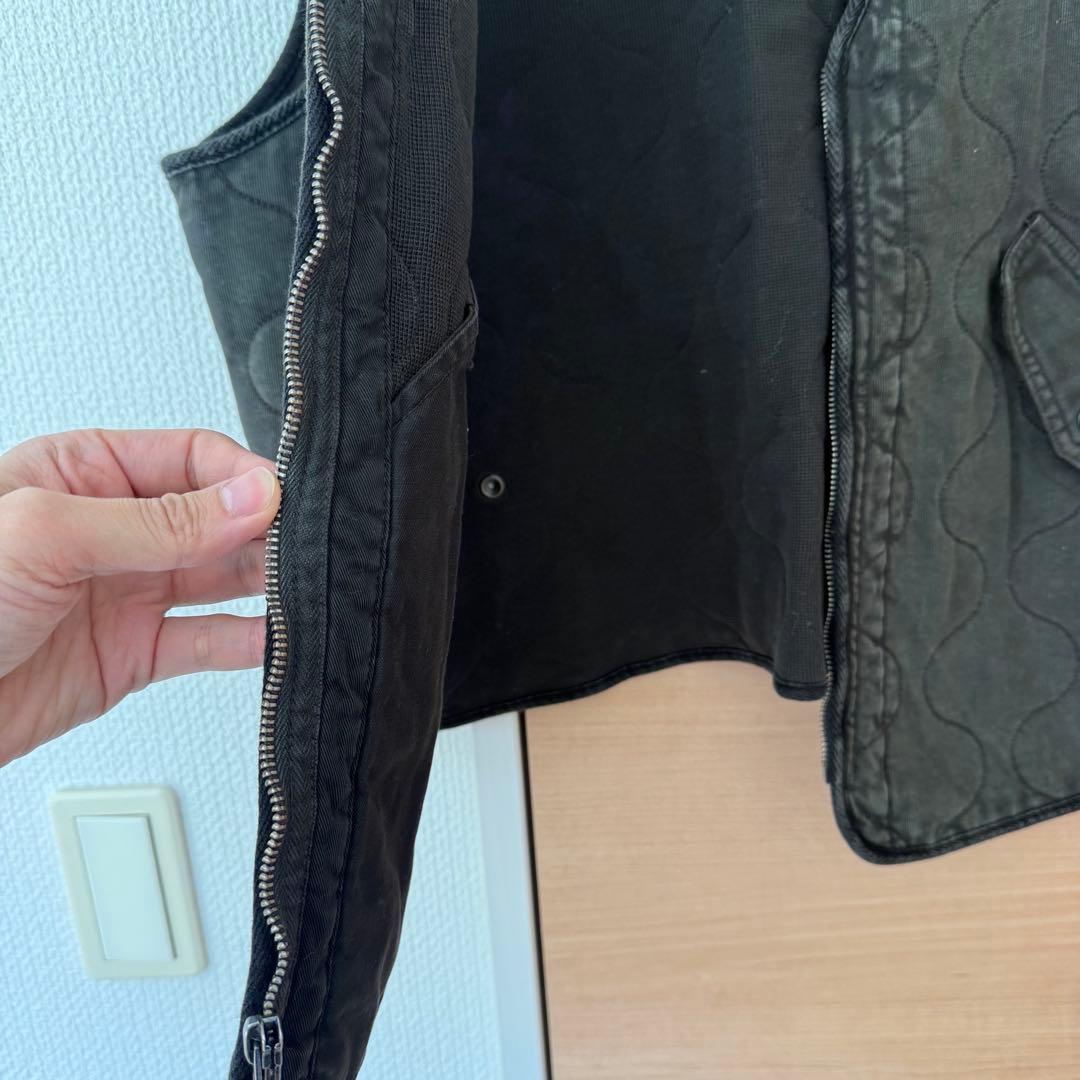 ダブルアールエル RRL キルティングインディゴデニムベスト Mサイズ