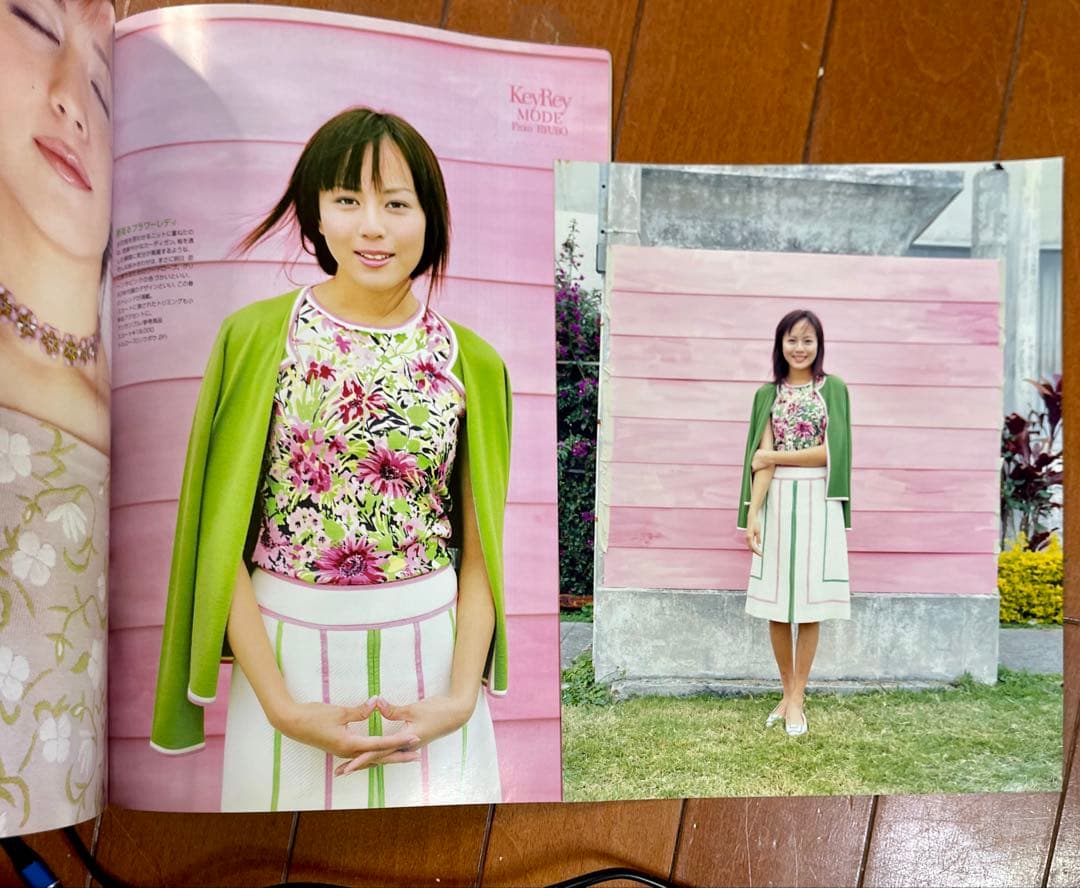 ⭐︎比嘉愛未 デビュー前 KeyRey 0号 6つ切りプリント 12枚 ネガ2枚