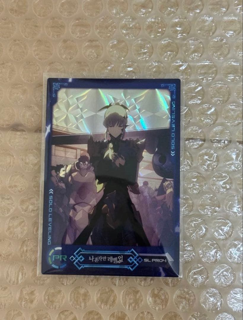 新品◆俺だけレベルアップな件 PRカード トレカ 韓国