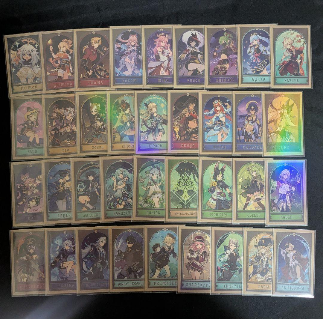 七聖召喚カード 稲妻、スメール、フォンテーヌ セット