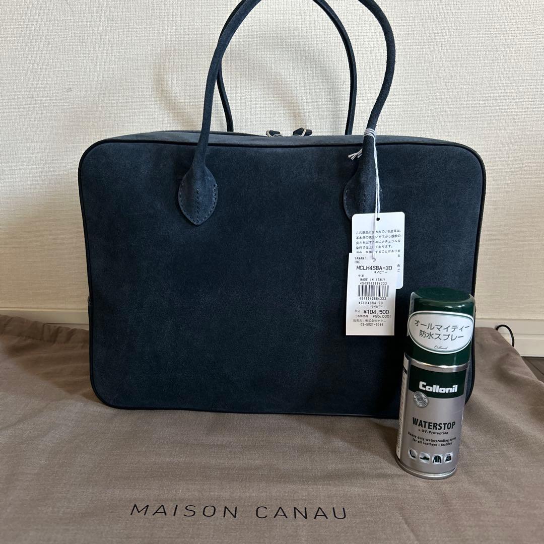 【新品】MAISON CANAU メゾンカナウ ボックスボストン L