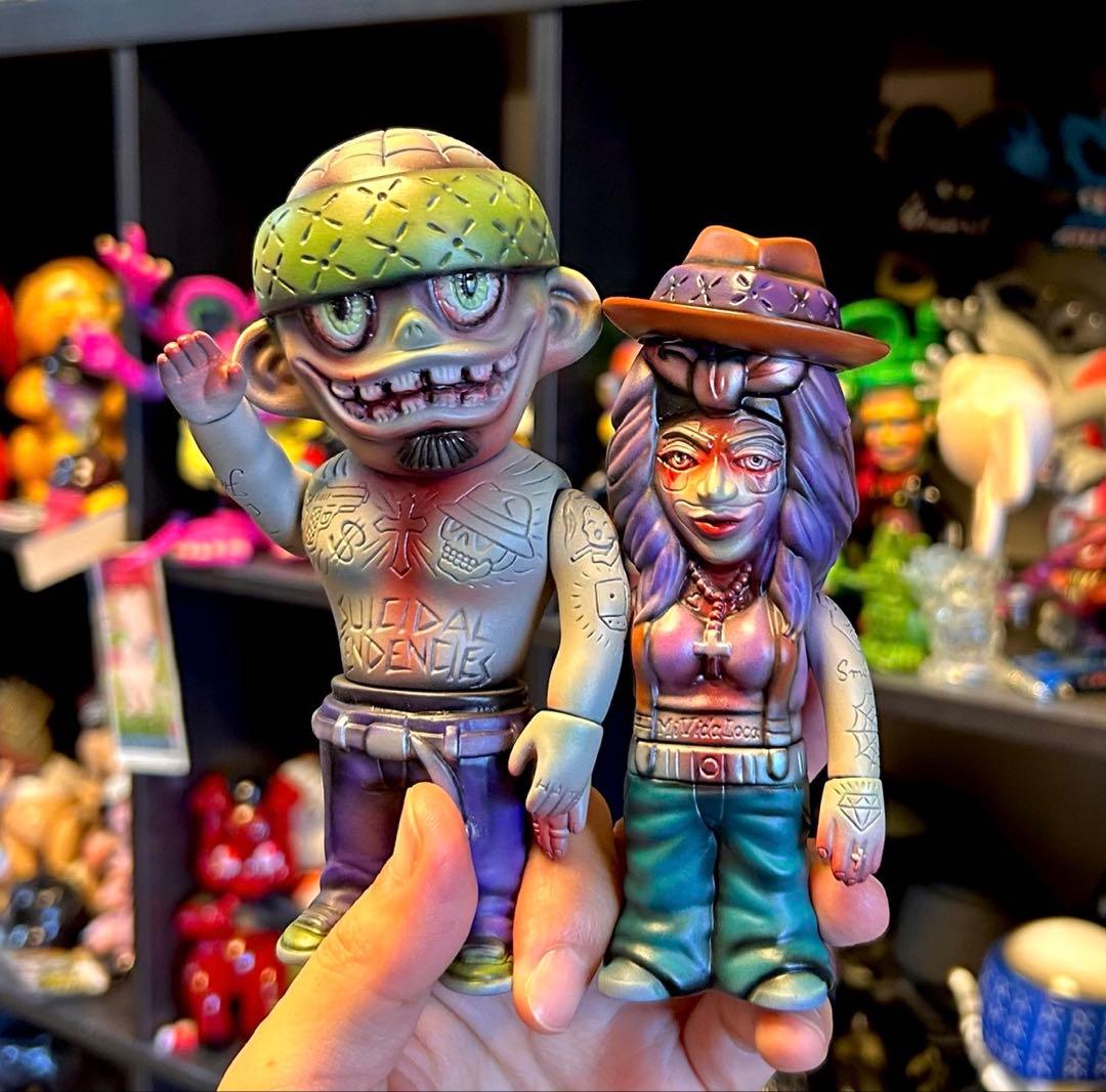 1-off Blackbook toy かっこわらい雑貨店 ソフビ