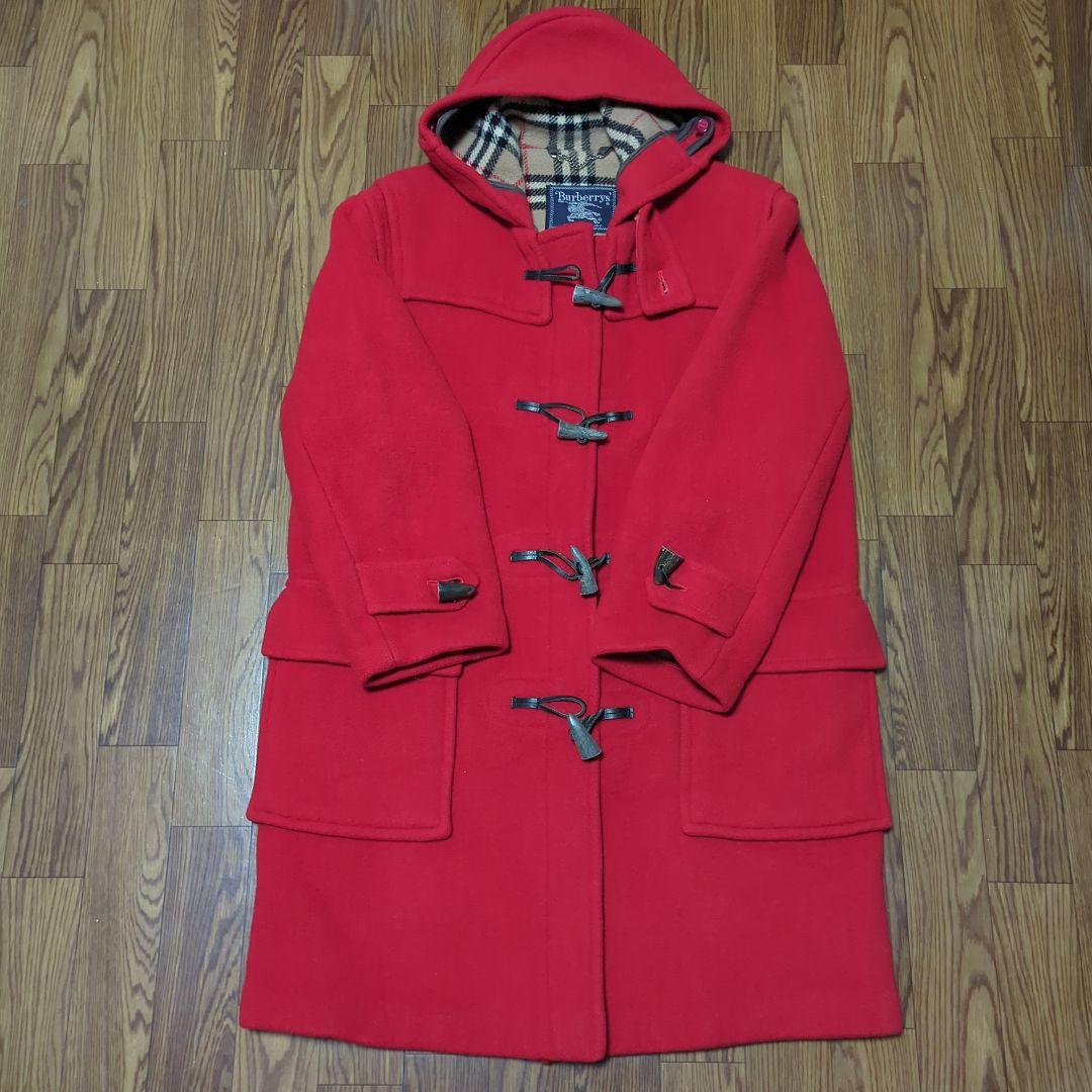 Burberry's ダッフルコートロングコートレッド バーバリー ダッフルコート 赤色 ノバチェック BURBERRY LONDON | UTA