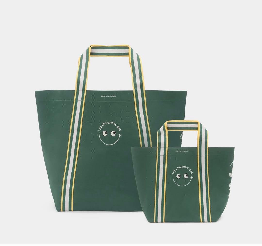 アニヤ・ハインドマーチ×ナショナル麻布　 ユニバーサルバッグ　2点セット 新品タグ付】ナショナル麻布 アニヤ・ハインドマーチ ユニバーサル