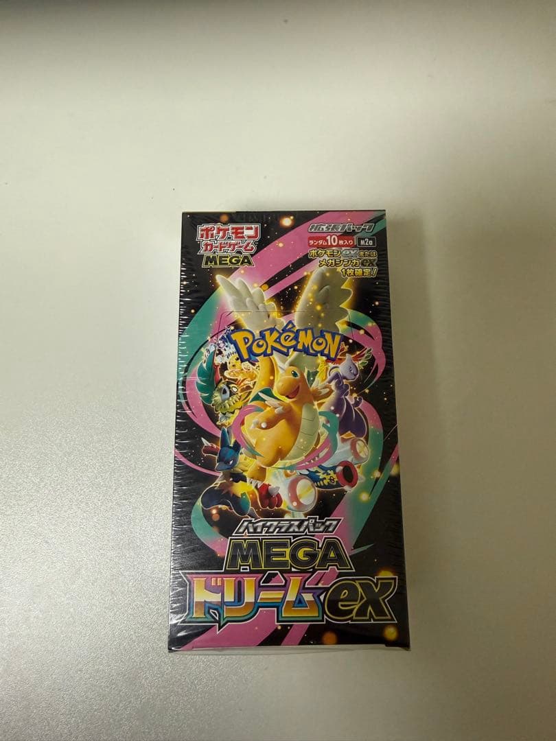 シュリンク付き　ポケモンカードゲームMEGA ドリームEX 1box