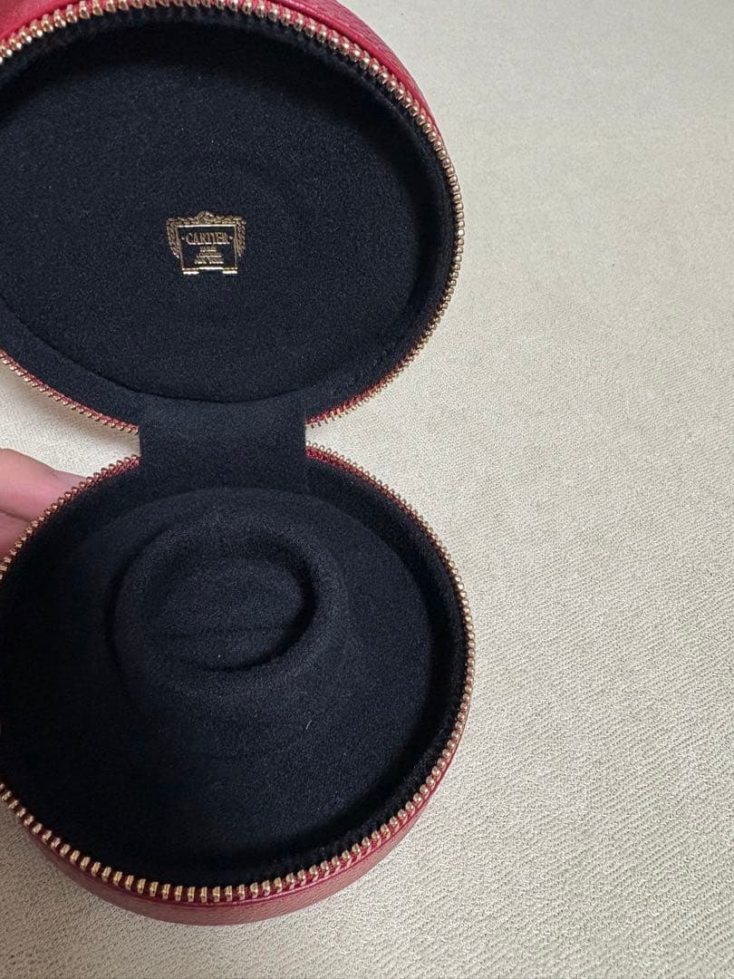 非売品】Cartier ウォッチケース、リングケース 3点セット 赤