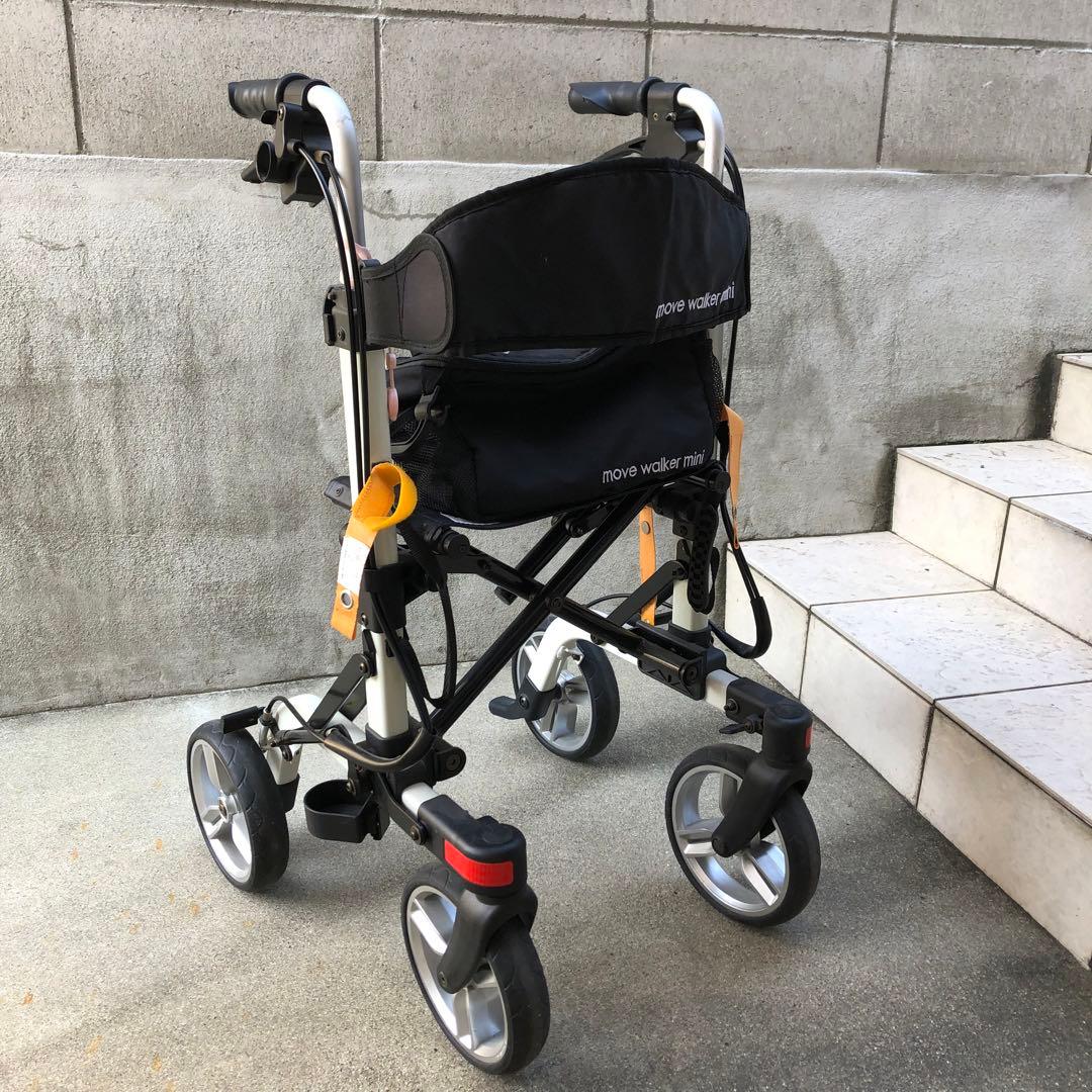 【希少】move walkar mini 歩行器　折りたたみ可能　シルバーカー