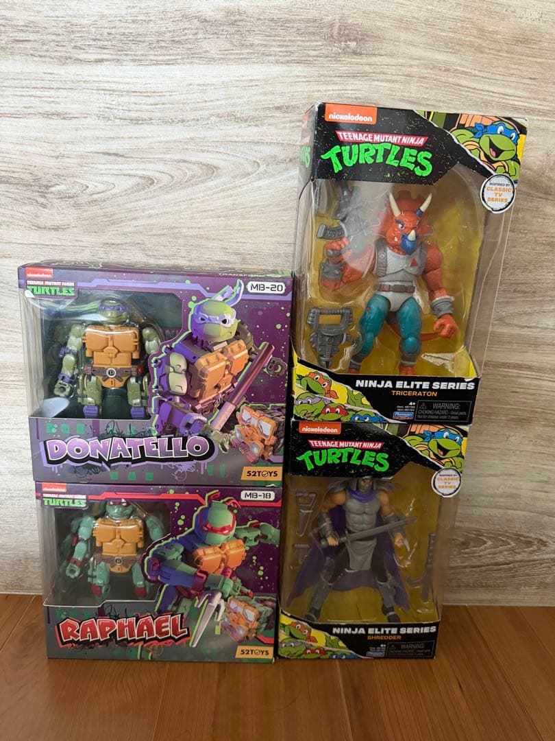 ミュータントタートルズ フィギュアセット