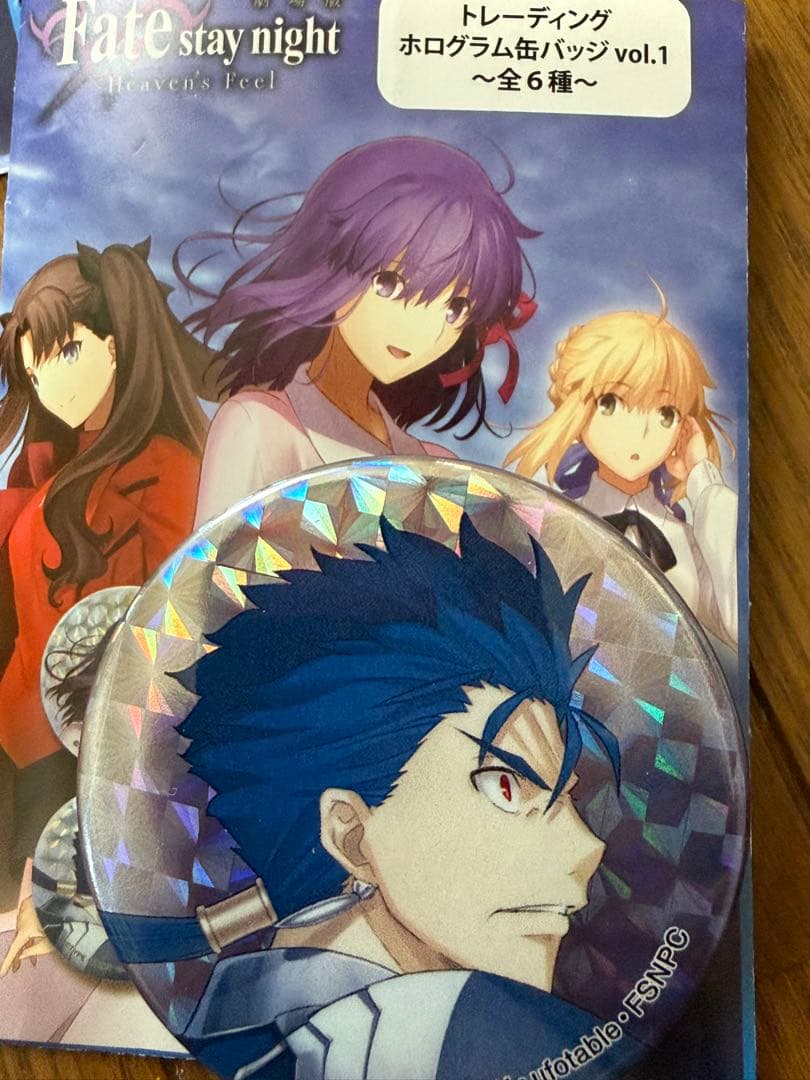 Fate heaven's feel ホログラム缶バッジ クー・フーリン - メルカリ