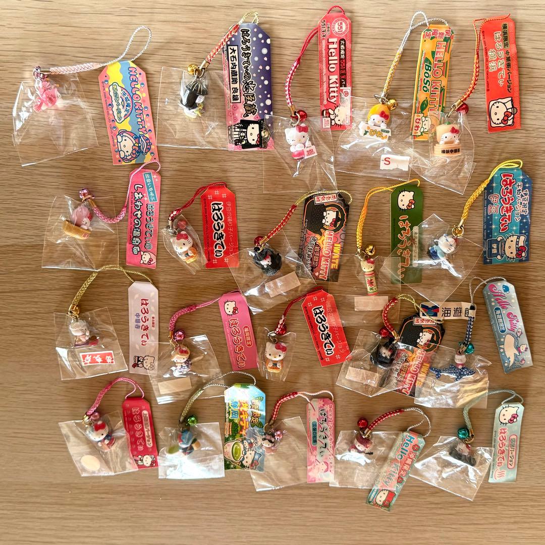 ③ご当地キティ　ストラップ　20個　バラ売り不可　551 三保の松原　根付け