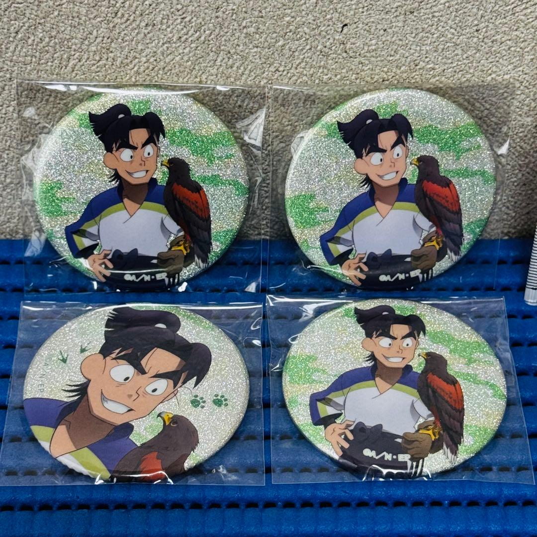 忍たま乱太郎 東武動物公園 潮江文次郎 グリッター缶バッジ セット ゃ