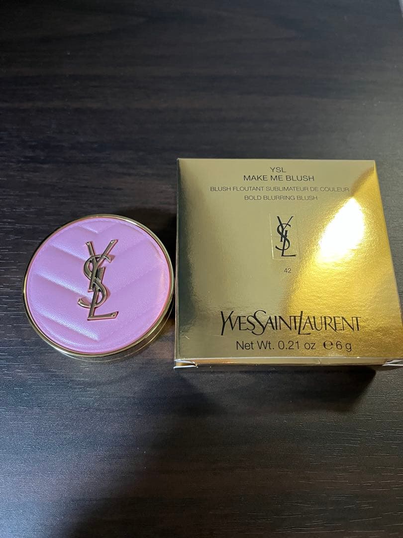 イヴ・サンローラン　メイクミーブラッシュ　チーク　42 ベビードールピンク YSL メイクミーブラッシュ パウダー 42 BABYDOLL PINK / YVES SAINT