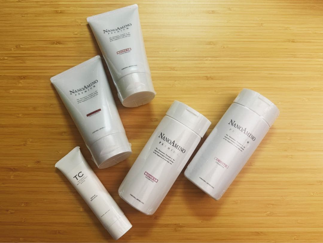 タイムセール◡̈⃝︎⋆︎NANOAMINO PREMIUM シャンプー・トリートメント✳︎