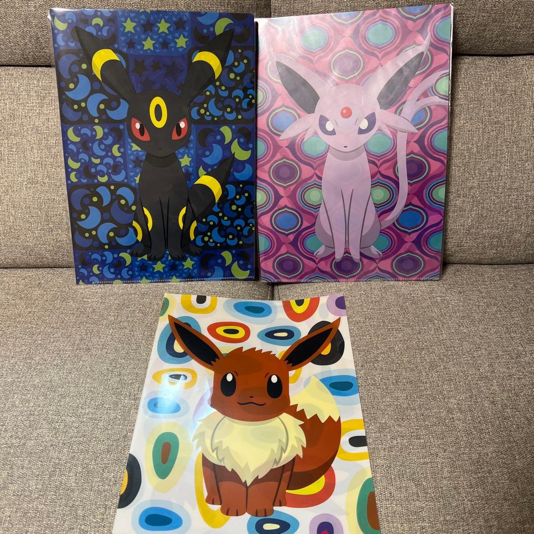 ポケモン ポケモンセンター限定 クリアファイル ブラッキー エーフィ