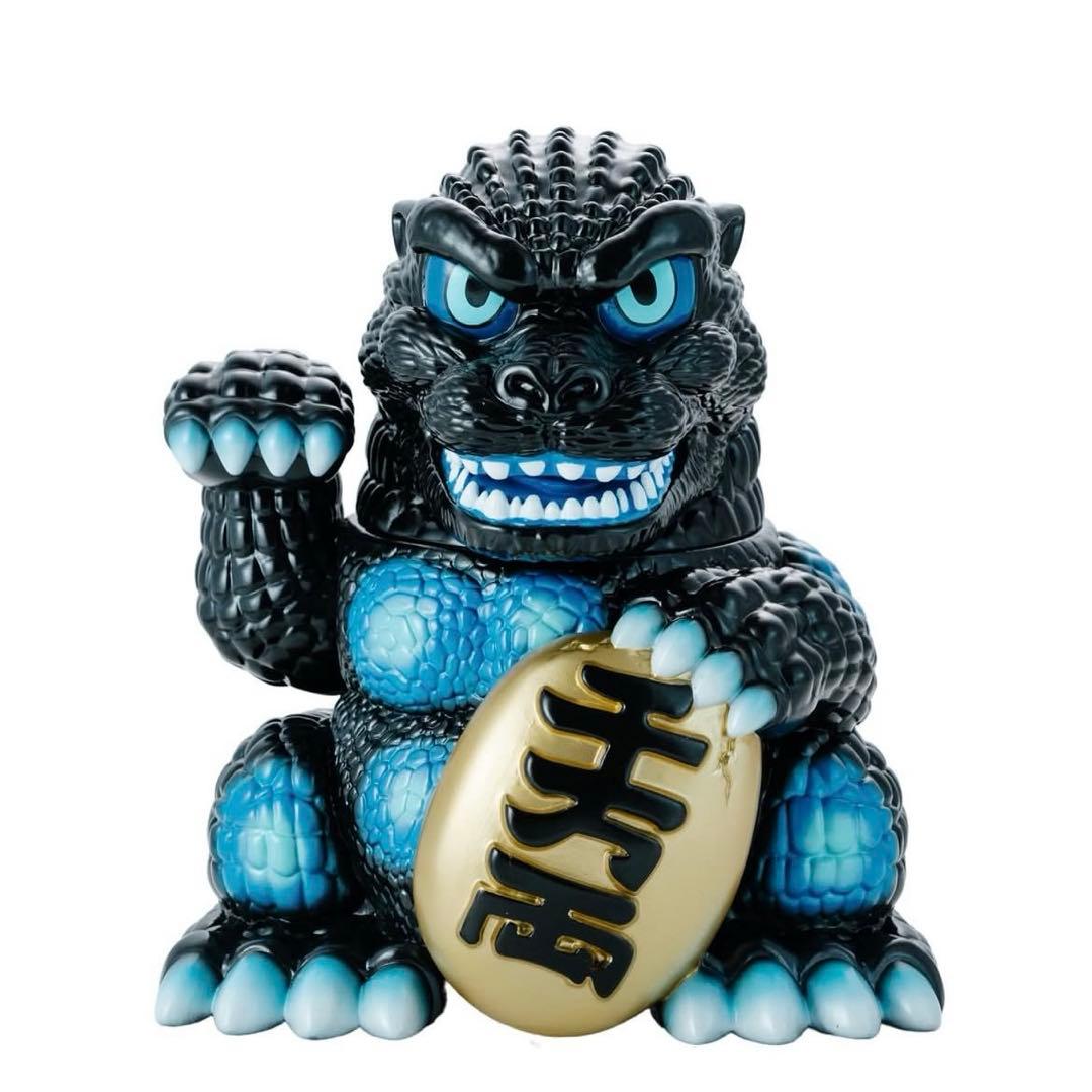 未来に帰る　ソフビ　青　招きゴジラ　青.ver ワンダーフェスティバル2026W