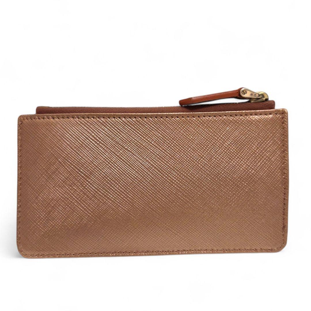 BALLY カードケース キーリング付 ブラウンゴールド 箱付き - メルカリ