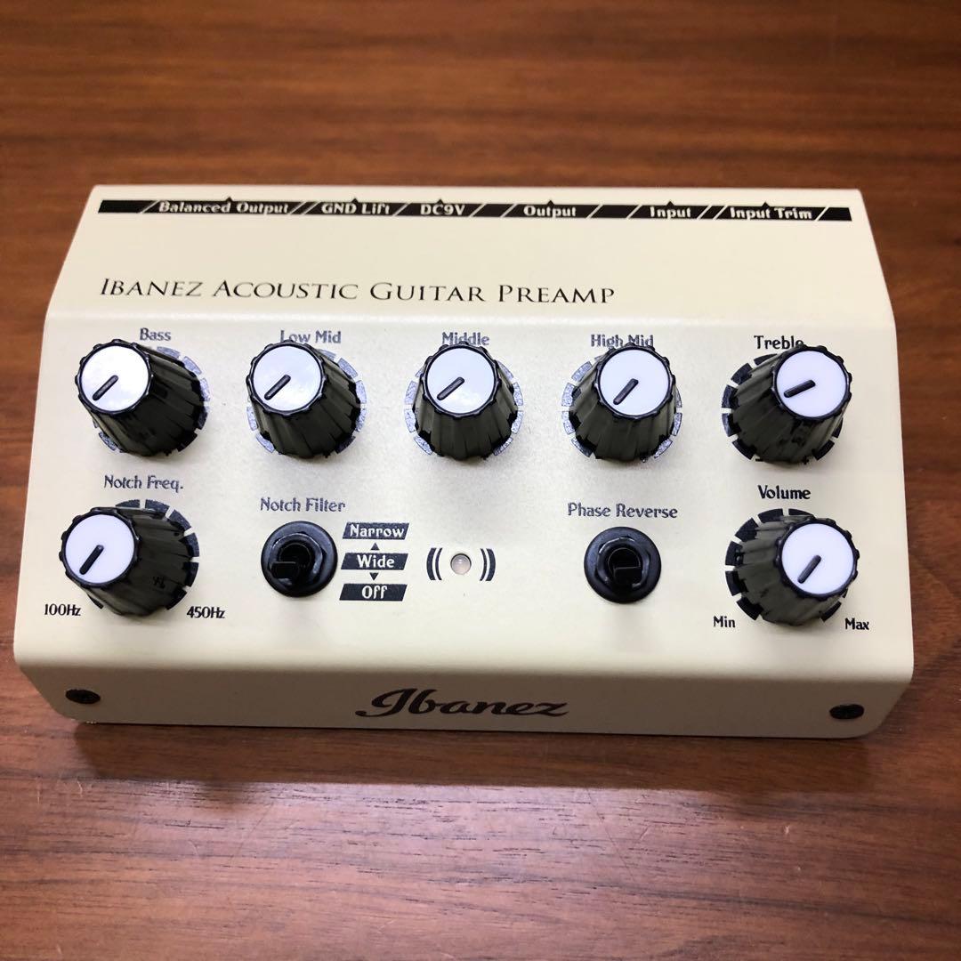 新品Ibanez AGP10エレクトリックアコースティックギター専用プリアンプ