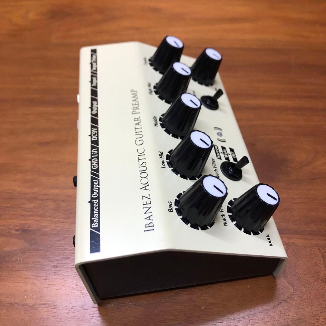 新品Ibanez AGP10エレクトリックアコースティックギター専用プリアンプ