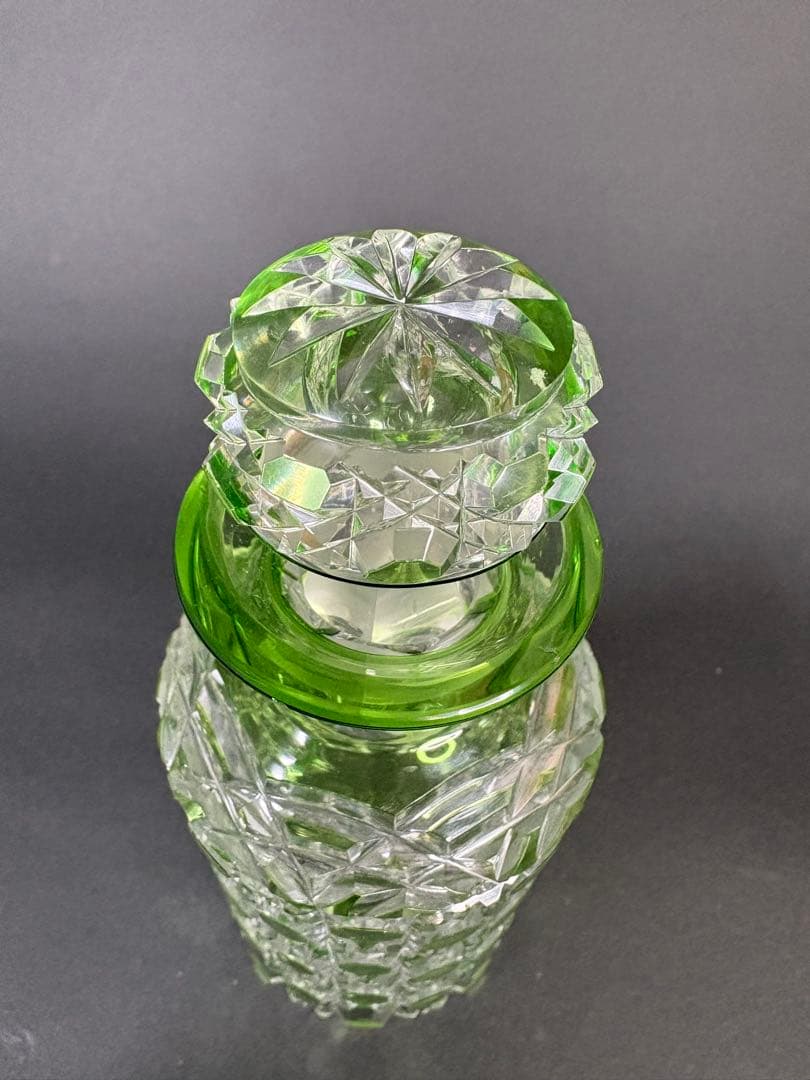オールドバカラディアマンピエーリー香水瓶グリーン - メルカリ
