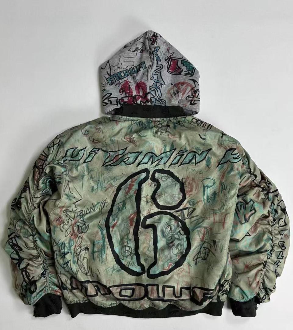 Mowlola グラフィティデザインジャケット M - メルカリ