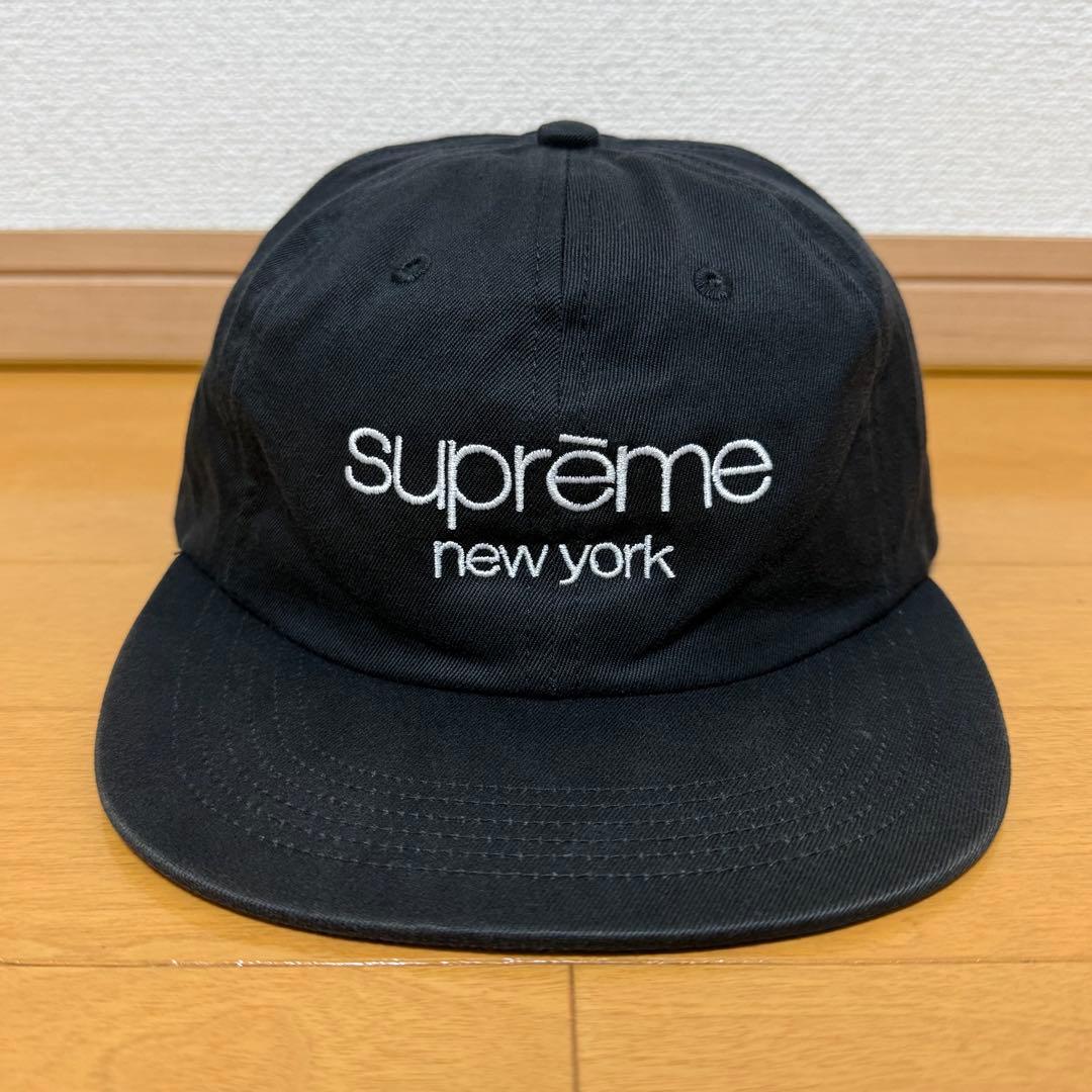Supreme Classic Logo 6-Panel ブラック 17ss