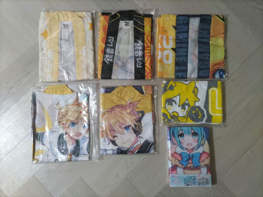 鏡音レン 法被 マフラータオル ブランケット