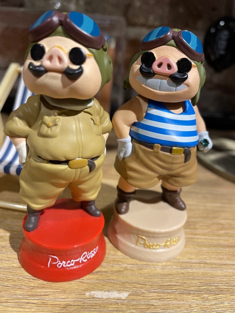 どんぐり共和国 ラストワン GBL 紅の豚 バブルヘッドポルコ ミニ2点