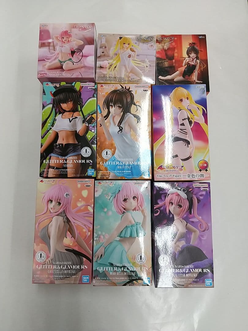 ToLOVEる フィギュア 9体セット 美少女フィギュア まとめ売り 金色の闇