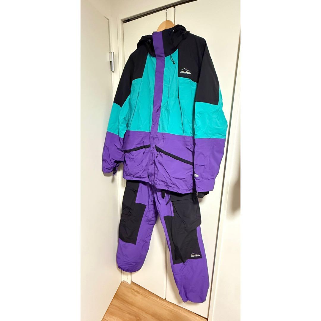 DIMITO ディミト スノーボードウェア 上下セット DIMITO ディミト WORKS STITCHED JACKET スノーボード ウェア