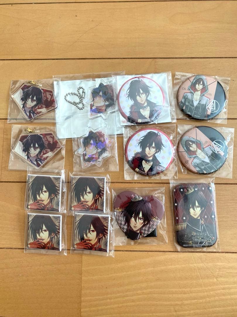 公*o様 アムネシア AMNESIA シン 缶バッジ、アクリルキーホルダー 14
