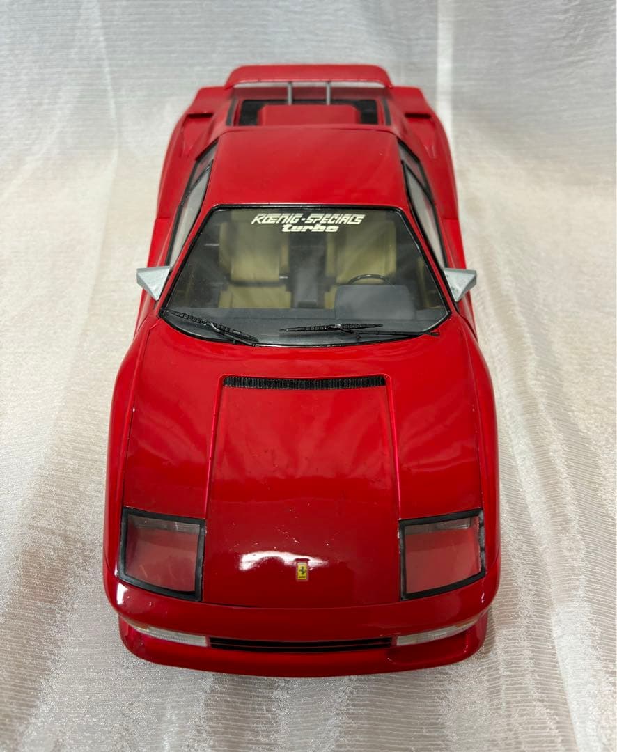 ジャンク】フジミ フェラーリ テスタロッサ ケーニッヒ 1/16 完成品