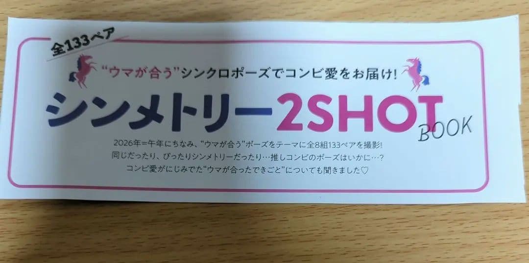 シンメトリー2SHOT/月刊TVガイド