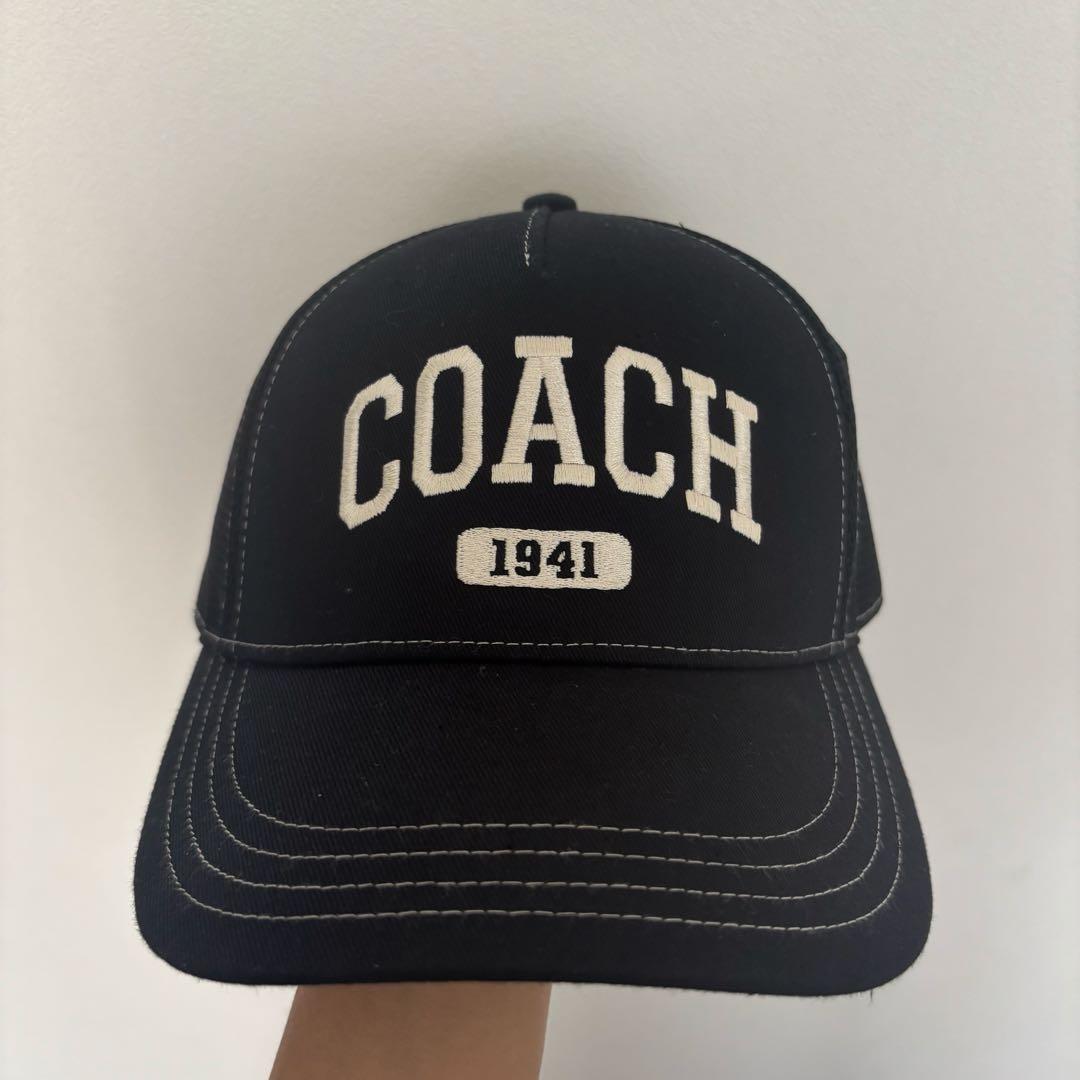 COACH メッシュキャップ 黒