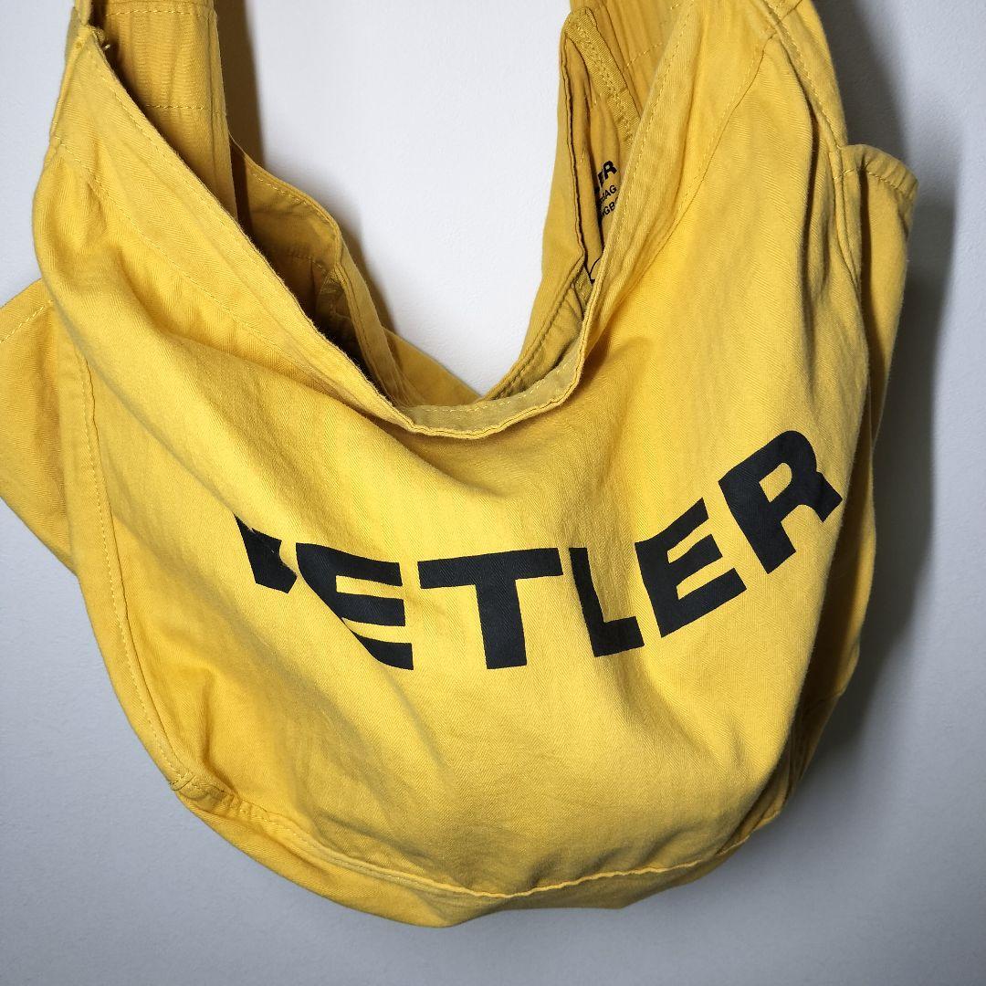 VELTLER ニュースペーパーバッグ ショルダー マスタード 鞄 カバン